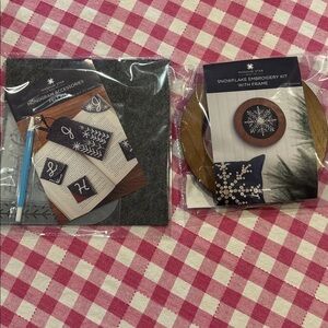 Two Embroidery Kits